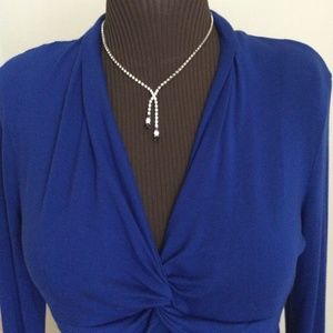 Crystal necklace &earrings